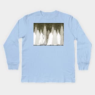 Arctic Wolf Kids Long Sleeve T-Shirt